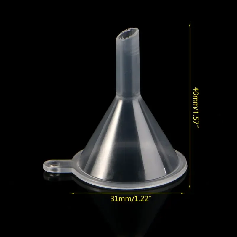 Plastic Funnel 2/5/10/20pcs Small Plastic For Perfume Diffuser Bottle Mini Liquid Oil Funnels