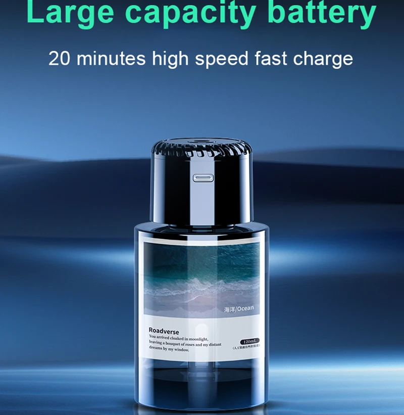 Car Air Freshener Electric Auto Air Diffuser Aroma Car Fragrance Mist Perfume Accessories Humidifier Aromatherapy