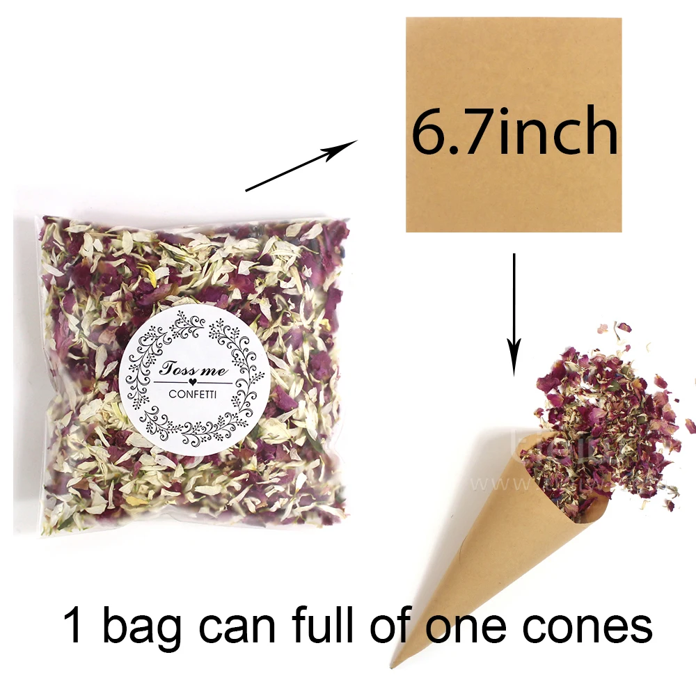 Wedding Confetti Cones Customizable for Celebrations Decoration
