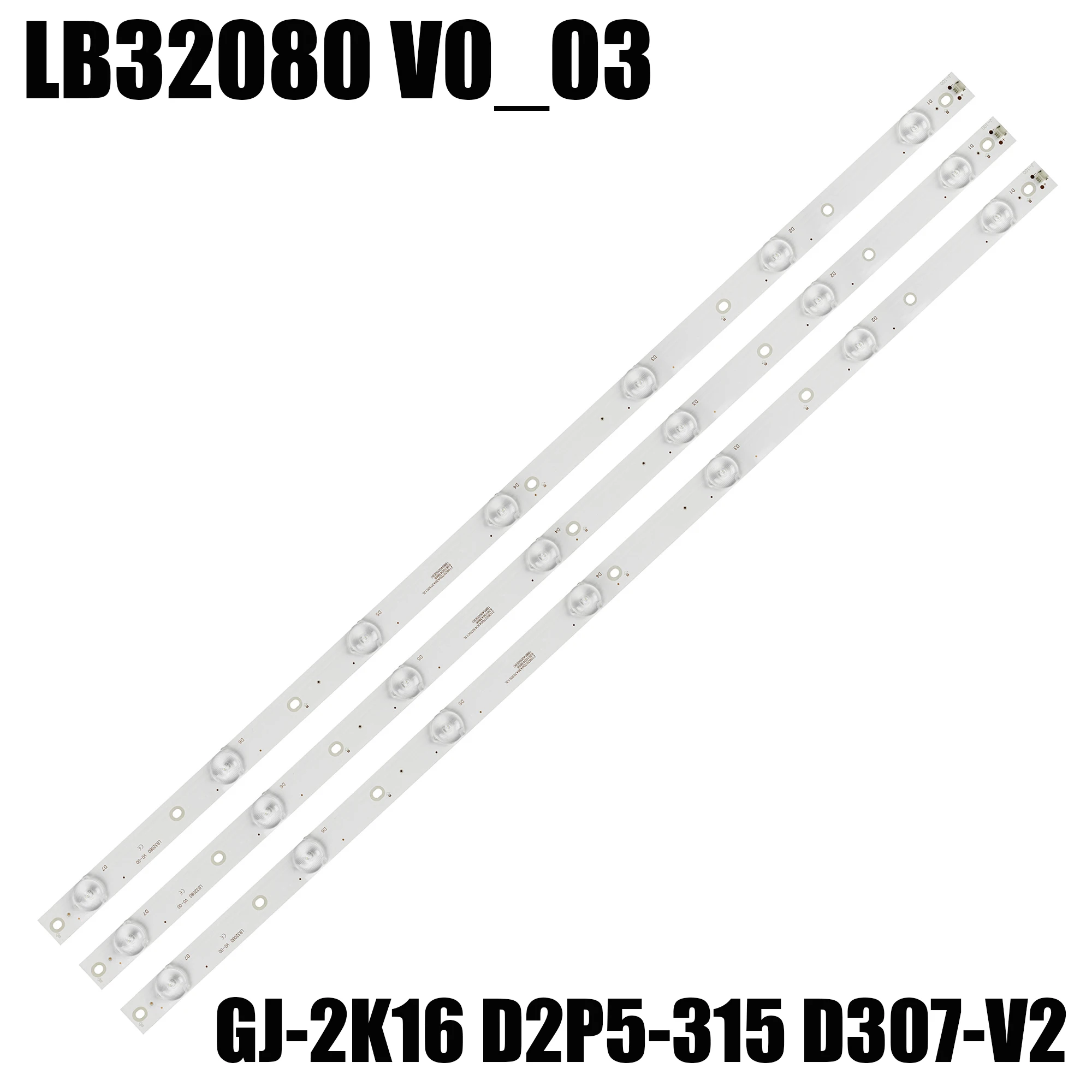 

3 Pcs LEDbacklight strip for 32PFT5501/60 KDL-32R330D LB32080 E465853 32PHS5301/12 32PFS4132/12 32PHT4509 3V 32PFS5501 32PHS5301