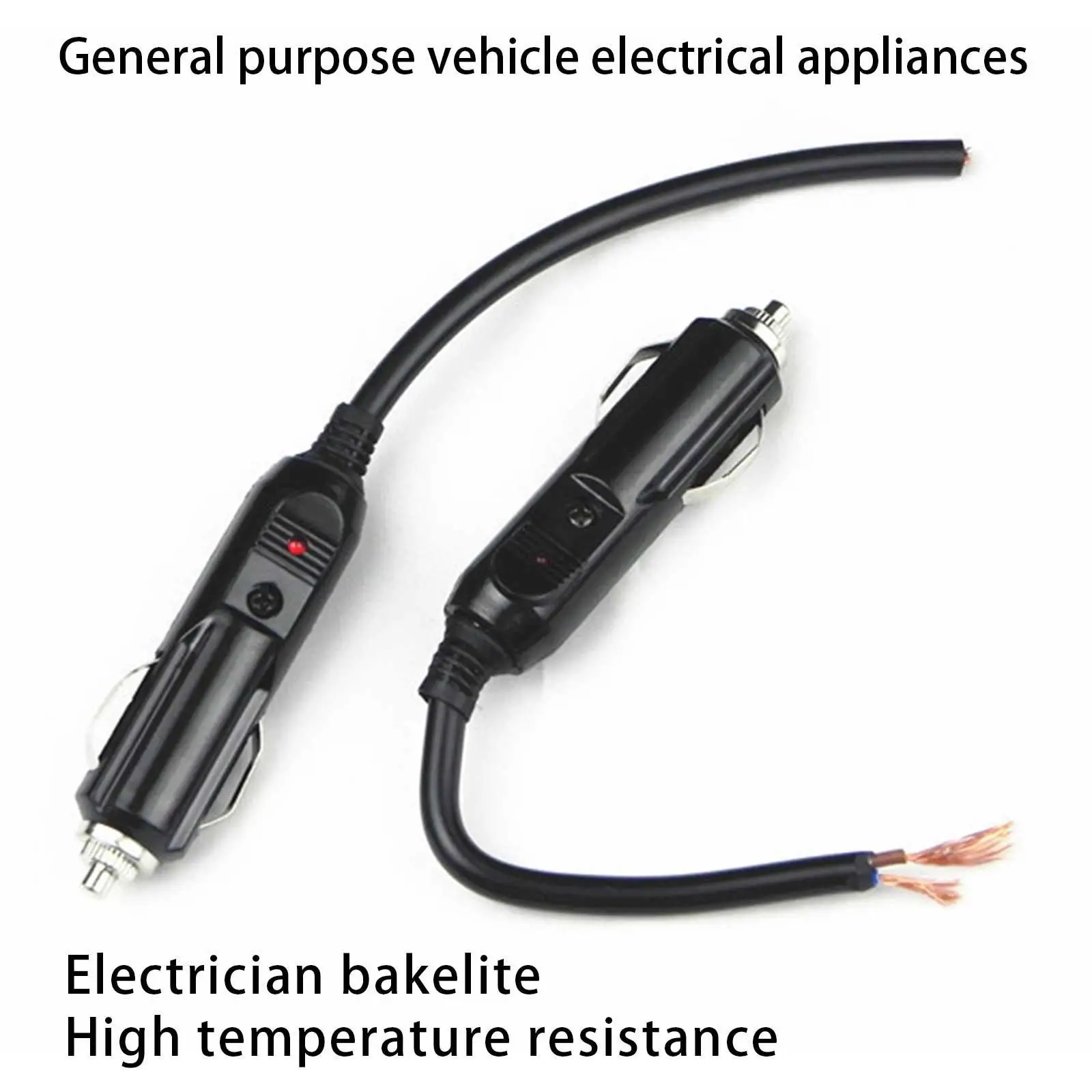 Allume-cigare de voiture, 12V/24V, 20a, prise LED, adaptateur de connecteur pour  voiture/Van, accessoires de voiture - AliExpress