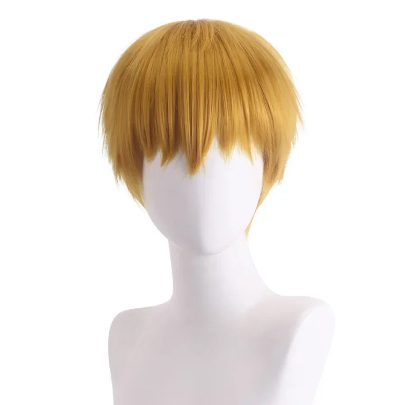 Parrucca sintetica corta e resistente al calore per cosplay, Anime Mob Psycho 100 Arataka Reigen, parrucche per giochi di ruolo - immagine 2