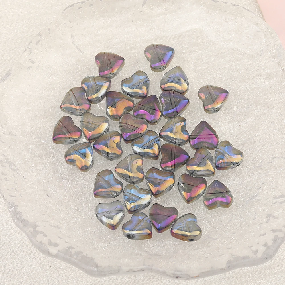 Cordial Design Crystal Material/Jewelry Findings & Components/AB Plating/Hand Made Beads/Heart Shape/DIY Beads Making - cordial