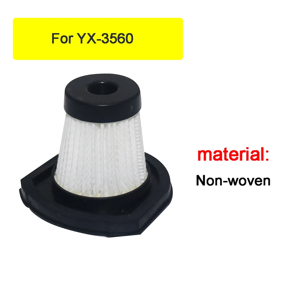 Vacuum Cleaner Filter Element 2Pc for YX-3560 Car Nonwovens Vacuum Cleaner Element Home Car Cleaning Beauty Tools