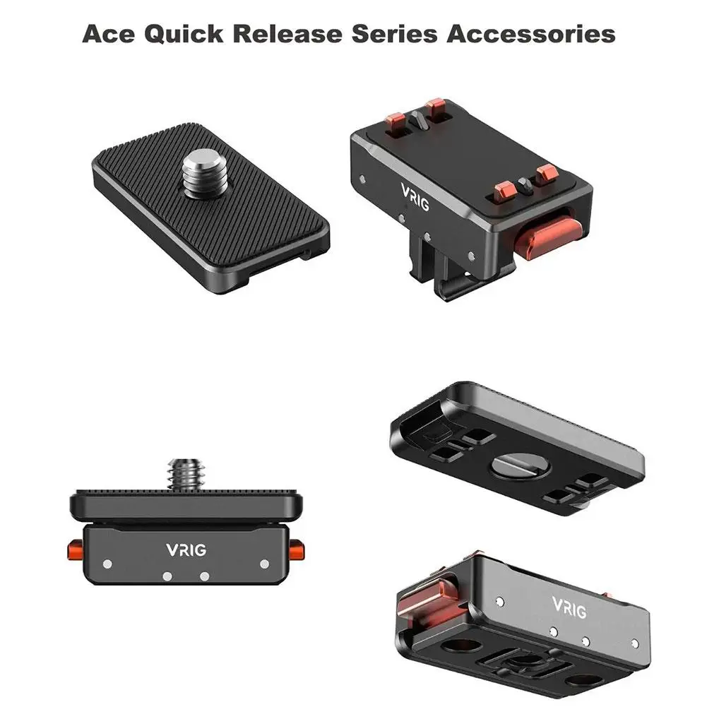 

Quick Release Plate Clamp for Insta360 Ace/Ace Pro Action Camera Tripod Adapter Mount Plate & Protector Cover L8V1