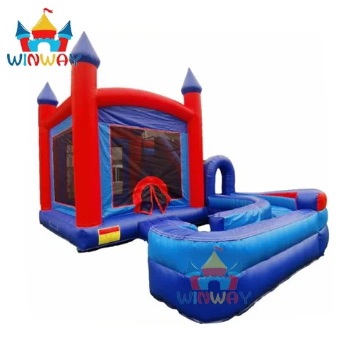 Hot-selling Children's Water Slide Inflatable Jumping Castle Combination, Trampoline Jumping Castle Combination for Kid Parties