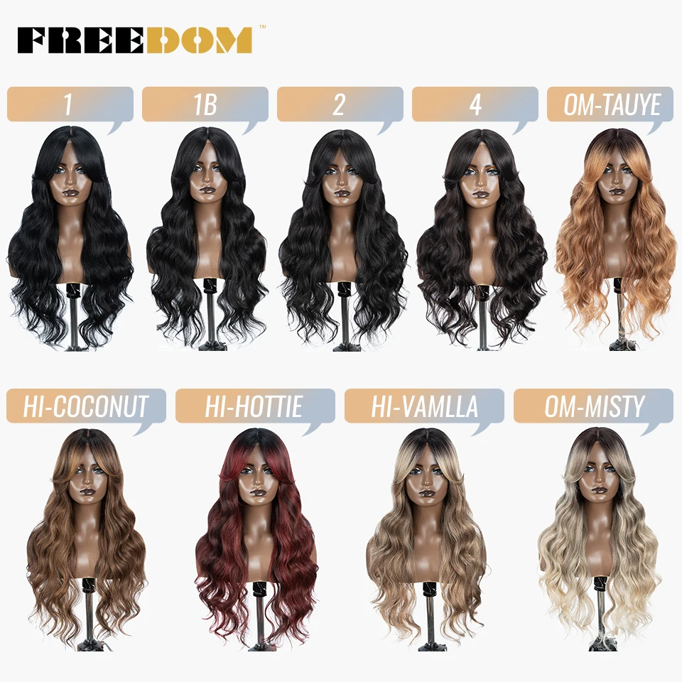 Lace Wigs Synthetic Wigs Womens Synthetic Wigs For Black Women Super Long Body Wavy Side Part Lace Wig Brown Ombre Blue Cosplay Wigs Heat Resistant