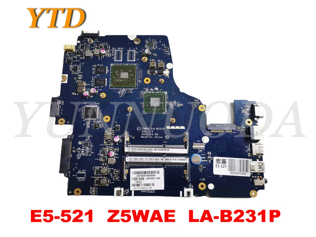 

Original for ACER E5-521 Laptop motherboard E5-521 Z5WAE LA-B231P tested good free shipping