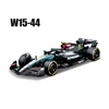 New 2024 Bburago F1 1:43 Bwt Alpine A524 Two Color Blue Pink Alloy Miniature Diecast Model #10 #31 Formula Car Model Toys Gift 2
