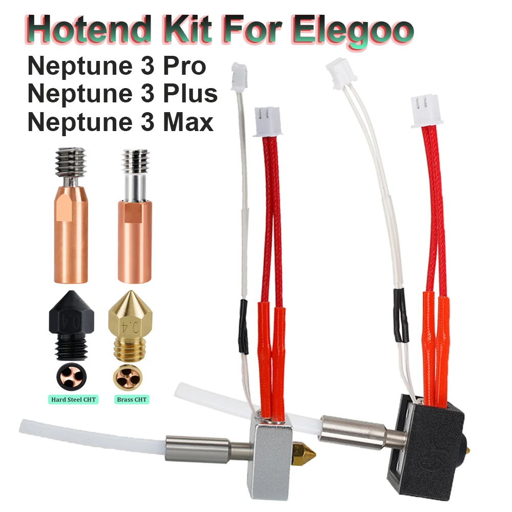 

24V 40W Hotend Kit For Elegoo Neptune 3 Pro/Plus/Max Bimetal Heatbreak 3D Printer Part Print Head For Neptune 3 Pro 3 Plus 3 Max