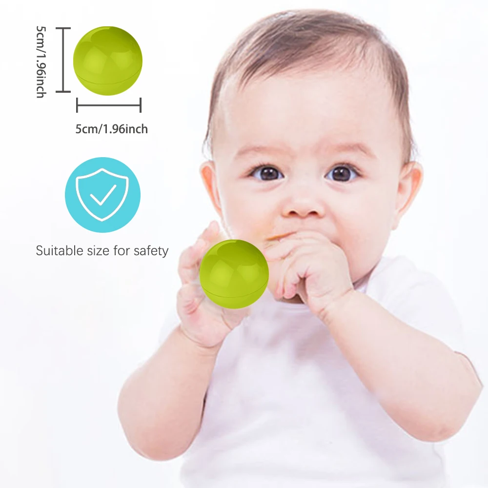 8Pcs/Set Rolling Ball Toy Early Education Fine Motor Skills Hand-eye Coordination Assembling & Installing Fun Toy For 18 Months educational toys