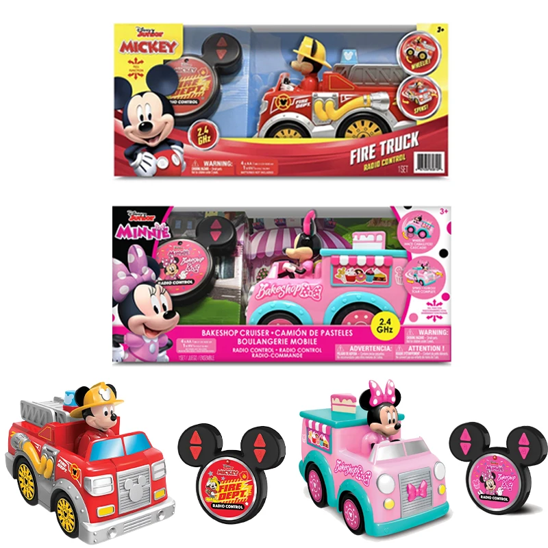 Minnie Auto Para NiÃ±a A Bateria Fire Truck Mickey Radio Control