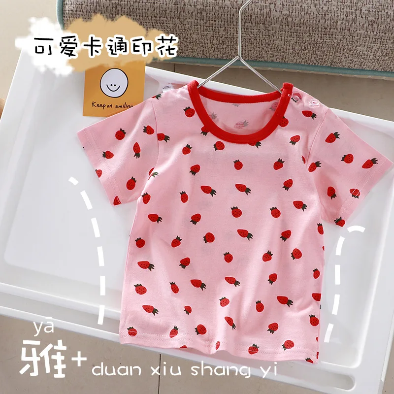 9m-5y Toddler Costume Short Sleeved Summer Clothing Children's T-shirt Clothes Printing Fashion Kids Blouse Tees Boy Girl Tshirt