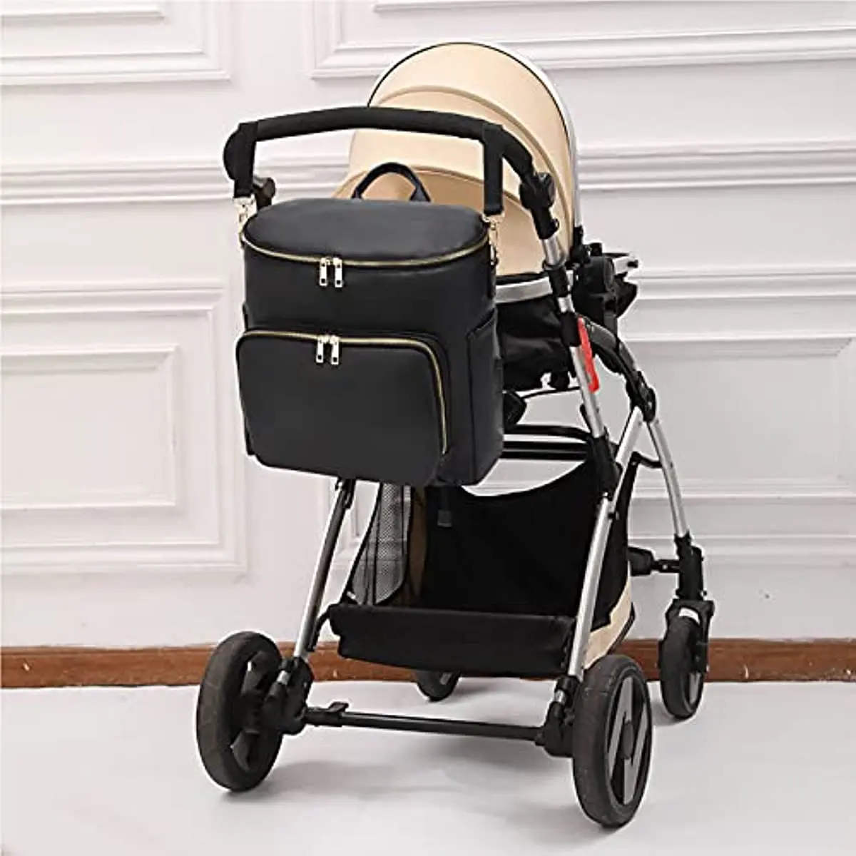 Diaper Bag Backpack Leather for Women Travel