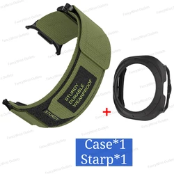 Premium Nylon Sport Strap for Smartwatch - Enhanced Replacement Wristband Accessory (AGrB)