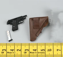 

Scale 1/6 DID D80154 WWII Star of Africa Pilot Hero Hans Joachim Marseille E60060 Secondary PPK Pistol Holster Signal Weapon Mod