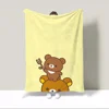 Rilakkumas Cotton Blanket King Size Custom Blankets & Throws Fluffy Plaid Interior for Home Microfiber Bedding Beach Towel Throw 3