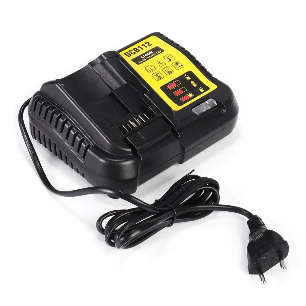 Battery Charger DCB112 Upgraded For Dewalt 10.8V 12V 14.4V 18V 20V