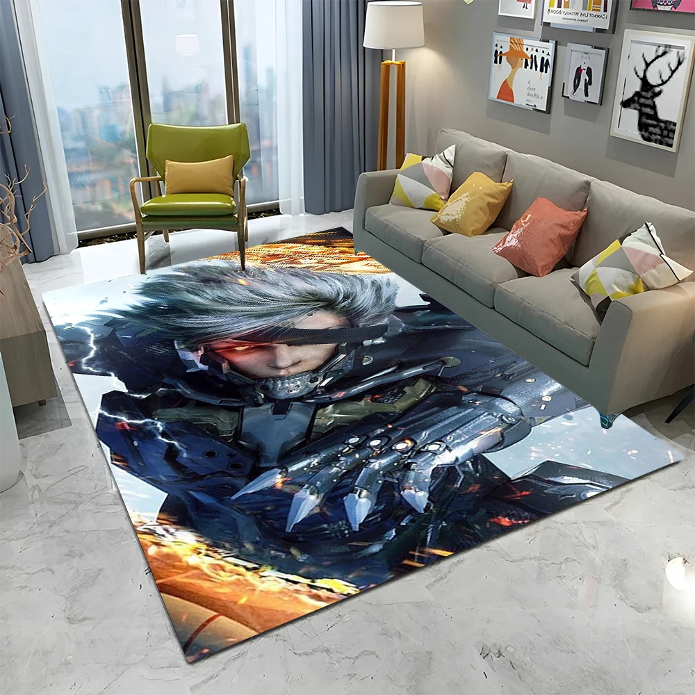 Metal Gear Solid Game Gamer Cartoon Carpet Rug for Home Living Room Bedroom Sofa Doormat Decor,kids Area Rug Non-slip Floor Mat - Image 6