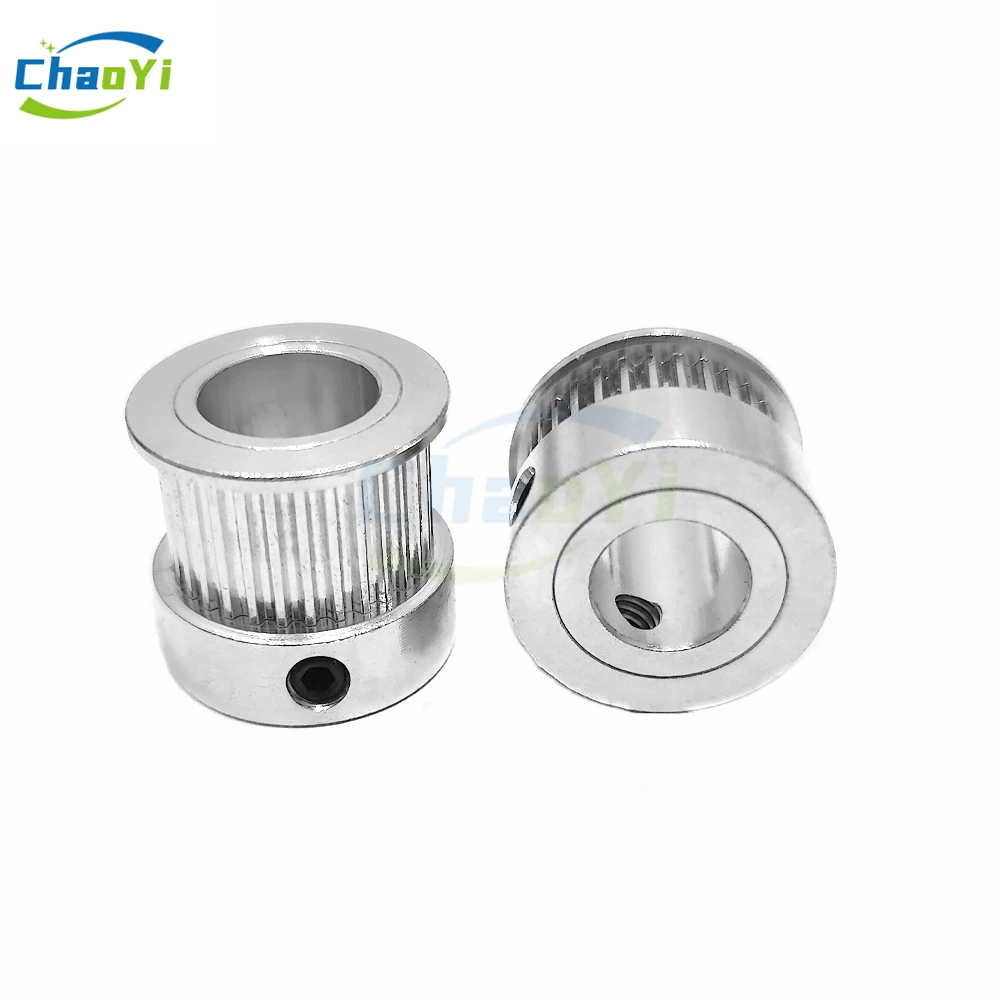 2GT 30 치아 타이밍 풀리 보어 10/12mm 개방형 동기 벨트 폭 6/10mm GT2 3D 프린터 휠 백래시 30 T 기어