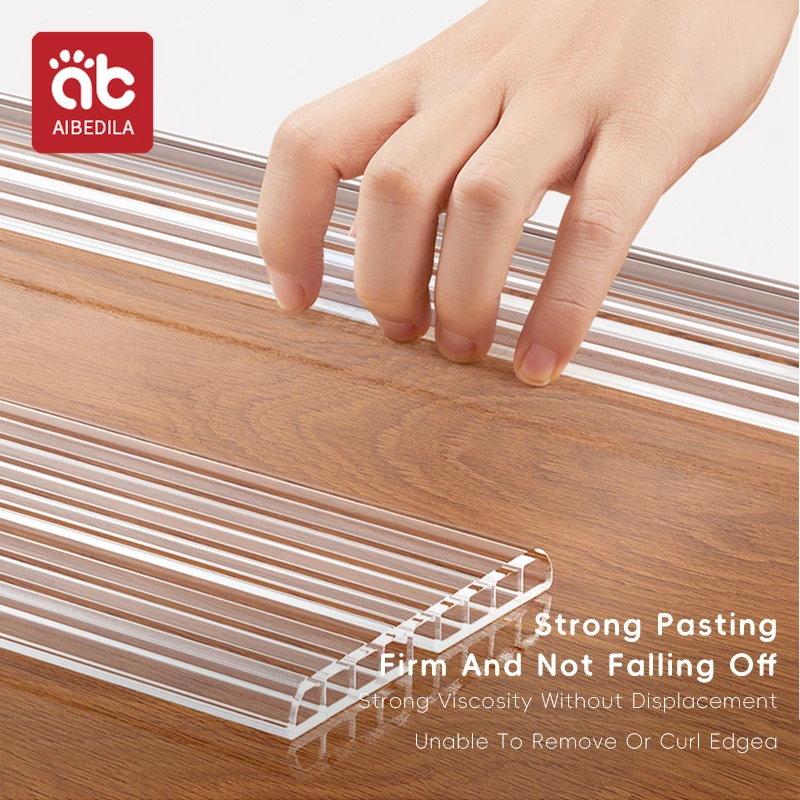 AIBEDILA Baby Protection Thickening PVC Transparent Edge Protection Strip safety Table Anti Collision Strip for Corner Drawers