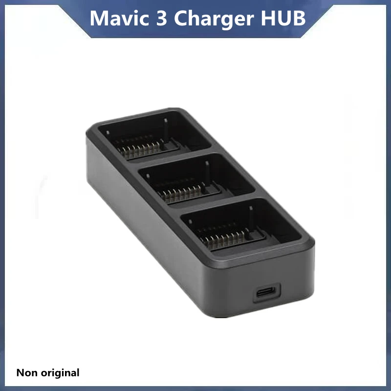 Chargeur Hub Mavic 3 3 Ports Charge Séquentielle Batteries Drone
