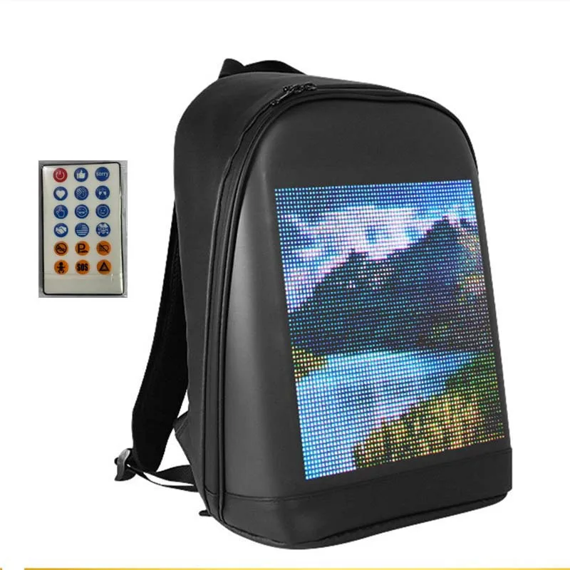 PixBag LED Display Laptop Backpack with App Control  dDealzin