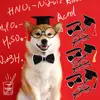 1 Set Pet Graduation Suit Adorable Adjustable with Tassel Felt Pet Cats Dogs Cosplay Hat Collar Glasses Set Pet Accessories 4