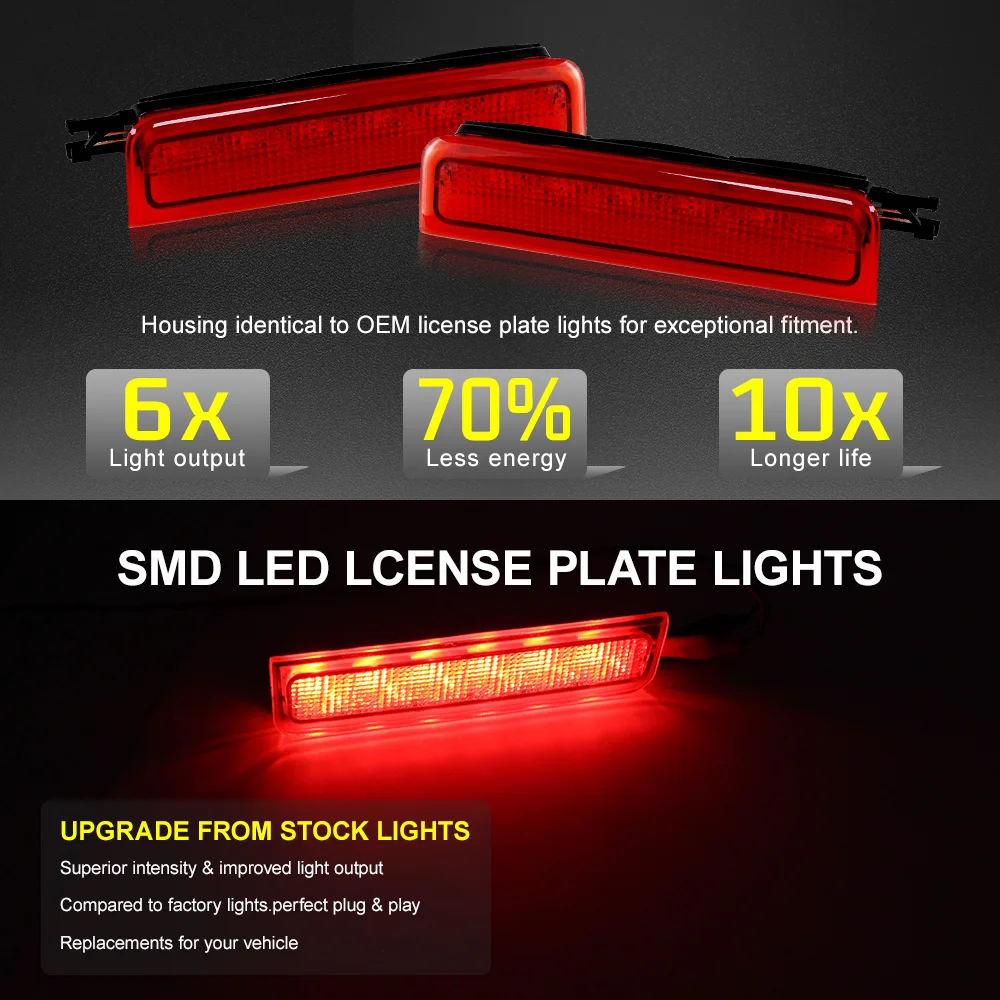 1PCS Für Volkswagen VW Caddy 2003-2015 Dritte 3rd Zentrum Hohe Ebene Hinten Bremslicht 2K 0 945 087C Bremsleuchte Auto LED Glühbirnen – Detail 3