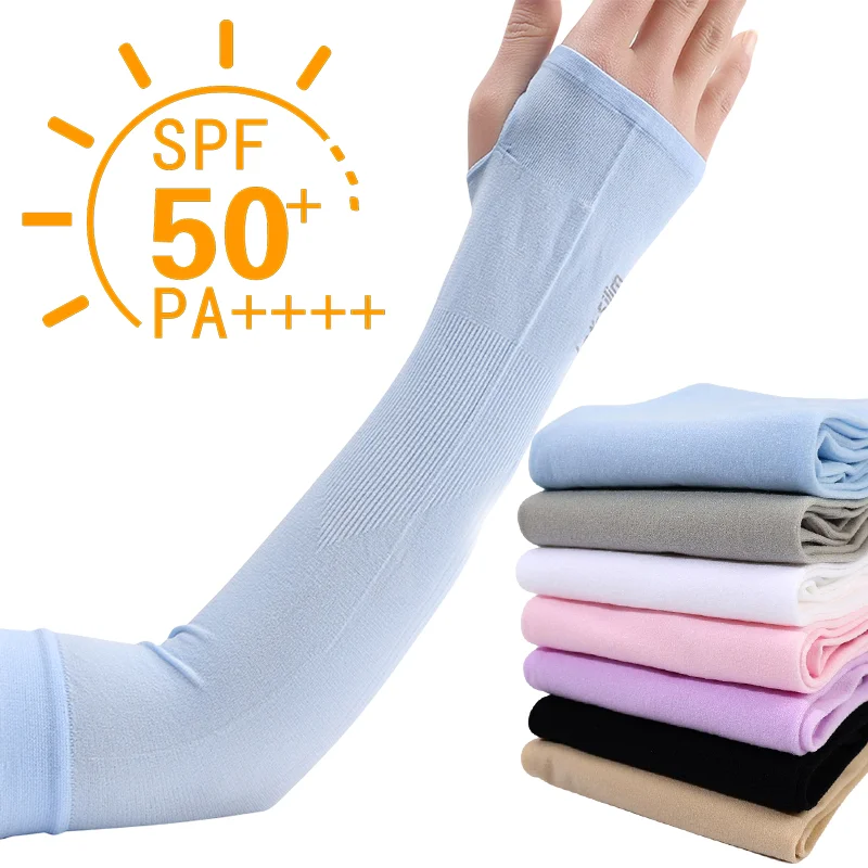 

Солнцезащитные Чехлы унисекс, налокотники из вискозы, с защитой от УФ излучения, для езды на велосипеде, бега, рыбалки, вождения