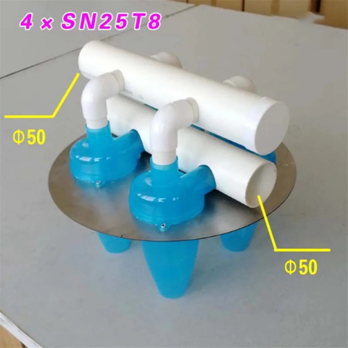 Collettore di polveri Cyclone Mini piccolo estrattore industriale strumento per la lavorazione del legno aspirapolvere filtro separazione casa fai da te - immagine 5