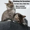Trimmable Cat Scratch Sofa Mat,Self-adhesive Cat Scratching Carpet for Furniture Protection,Multi-Purpose Cats Scratching Pad 2