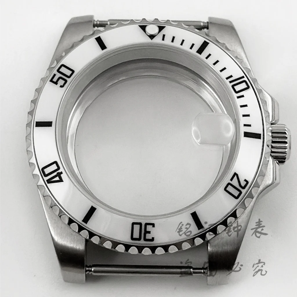 Deep Blue Bezel 40MM Diver Watch Case with Waterproof Sapphire Crystal