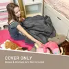 Stuffed Animal Storage Bean Bag Chair Cover (No Filler) Washable Soft Corduroy Cover for Adults Teens Organizing Plush Toys 3