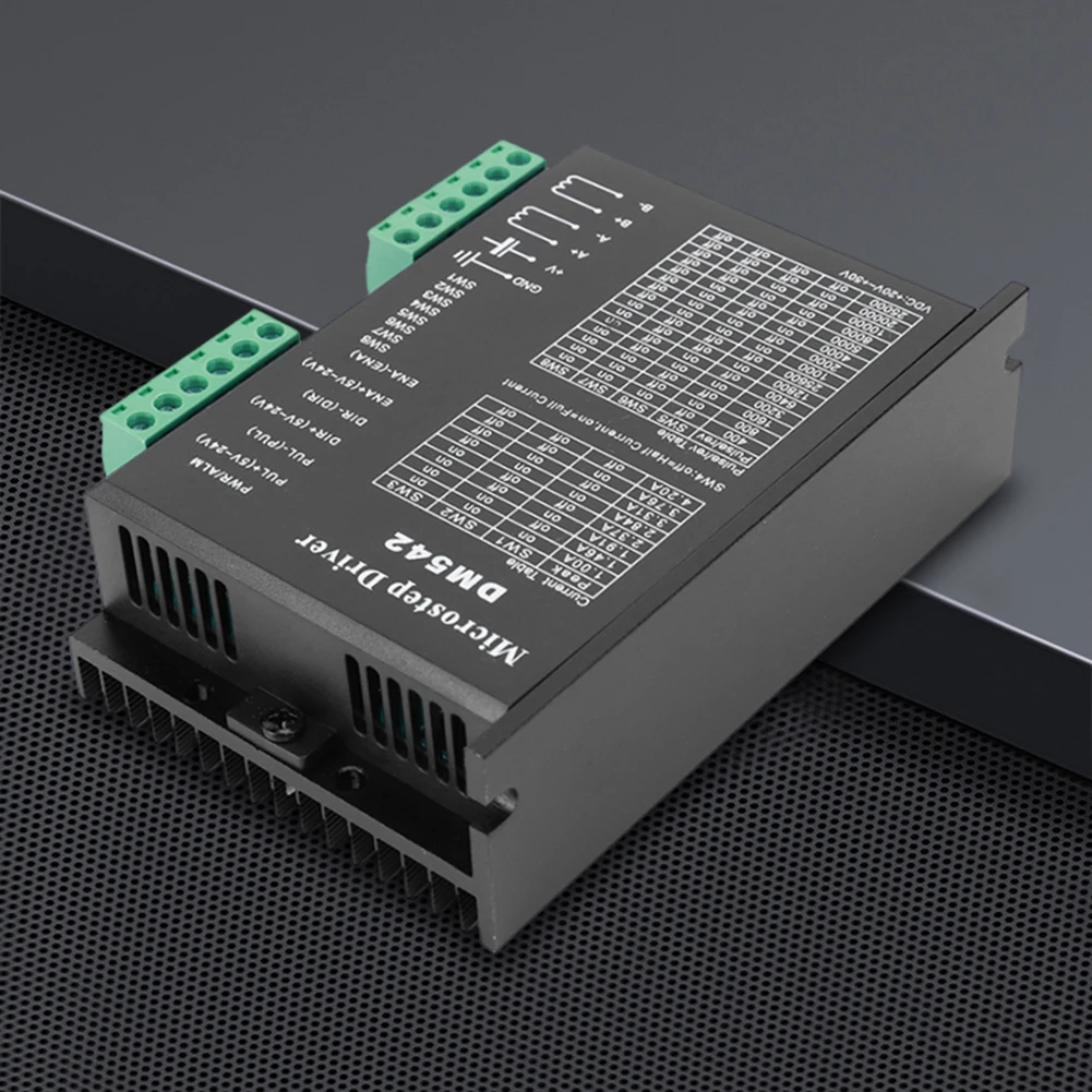 DM542 DM556 Microstep Motor Driver 20-50V DC Max 5.6A Stepping Motor Driver 2 Phase Digital Stepper Motor Driver for Nema 17 23