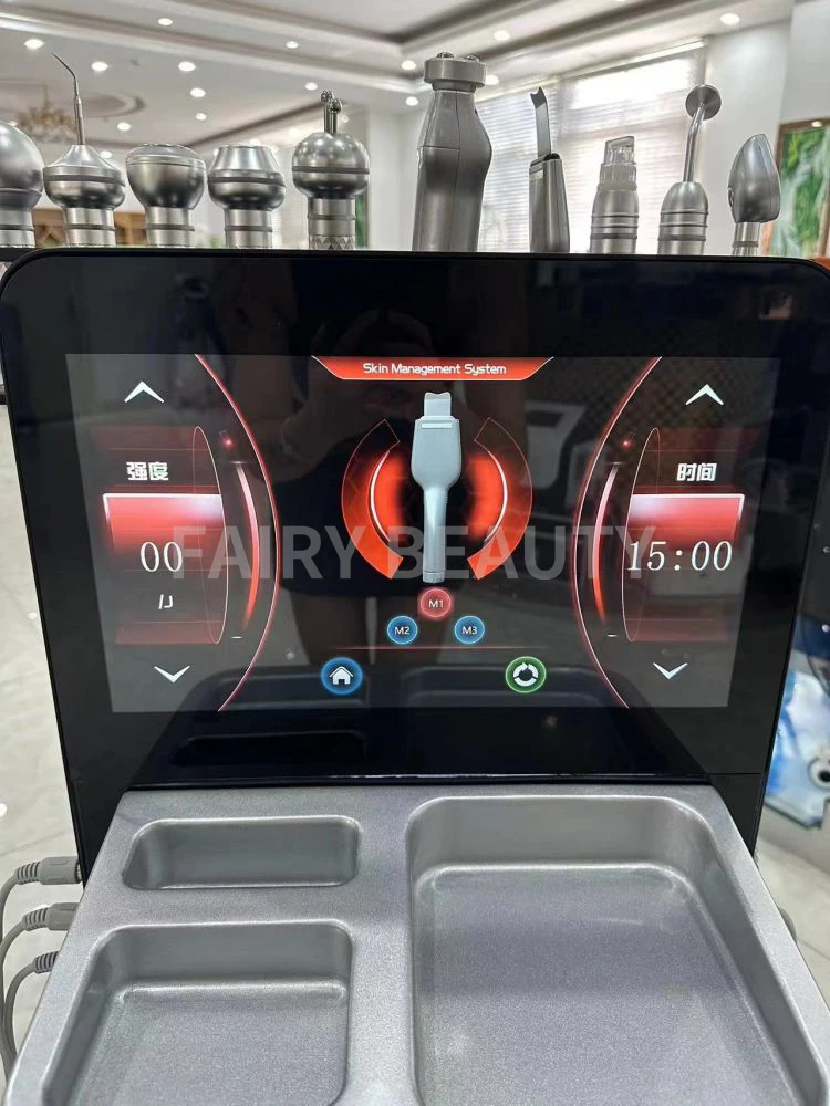 Professionelle 10-in-1-Hydro-Wasserschälmaschine, feuchtigkeitsspendende Hautaufhellung, Straffung, Tiefenreinigung, Diamant-Dermabrasionsmaschine – Detail 2