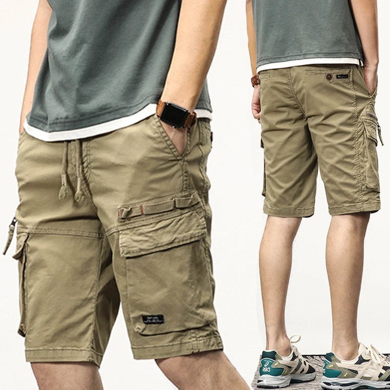 Big Mens Khaki Shorts