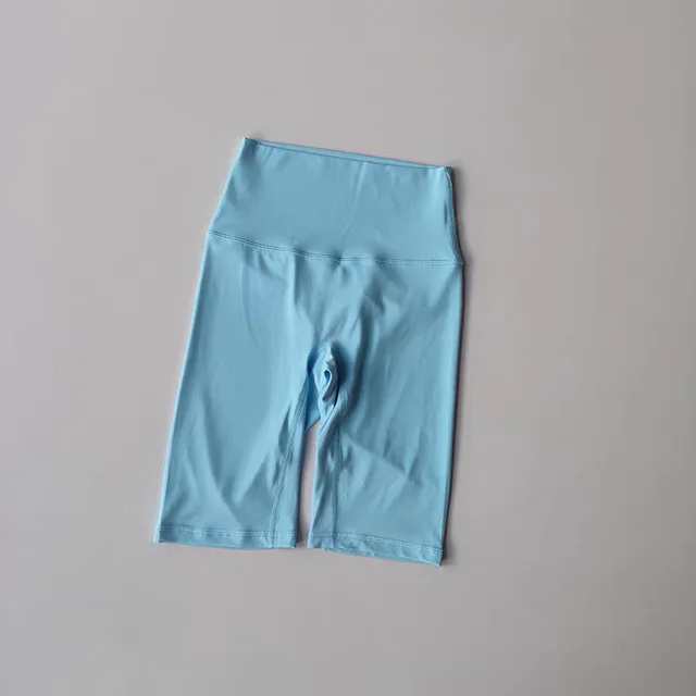 Women's High Waist Breathable Yoga Sports Shorts Tight Cycling Summer Running High-End Fitness 'Naked Feeling' Gym Shorts