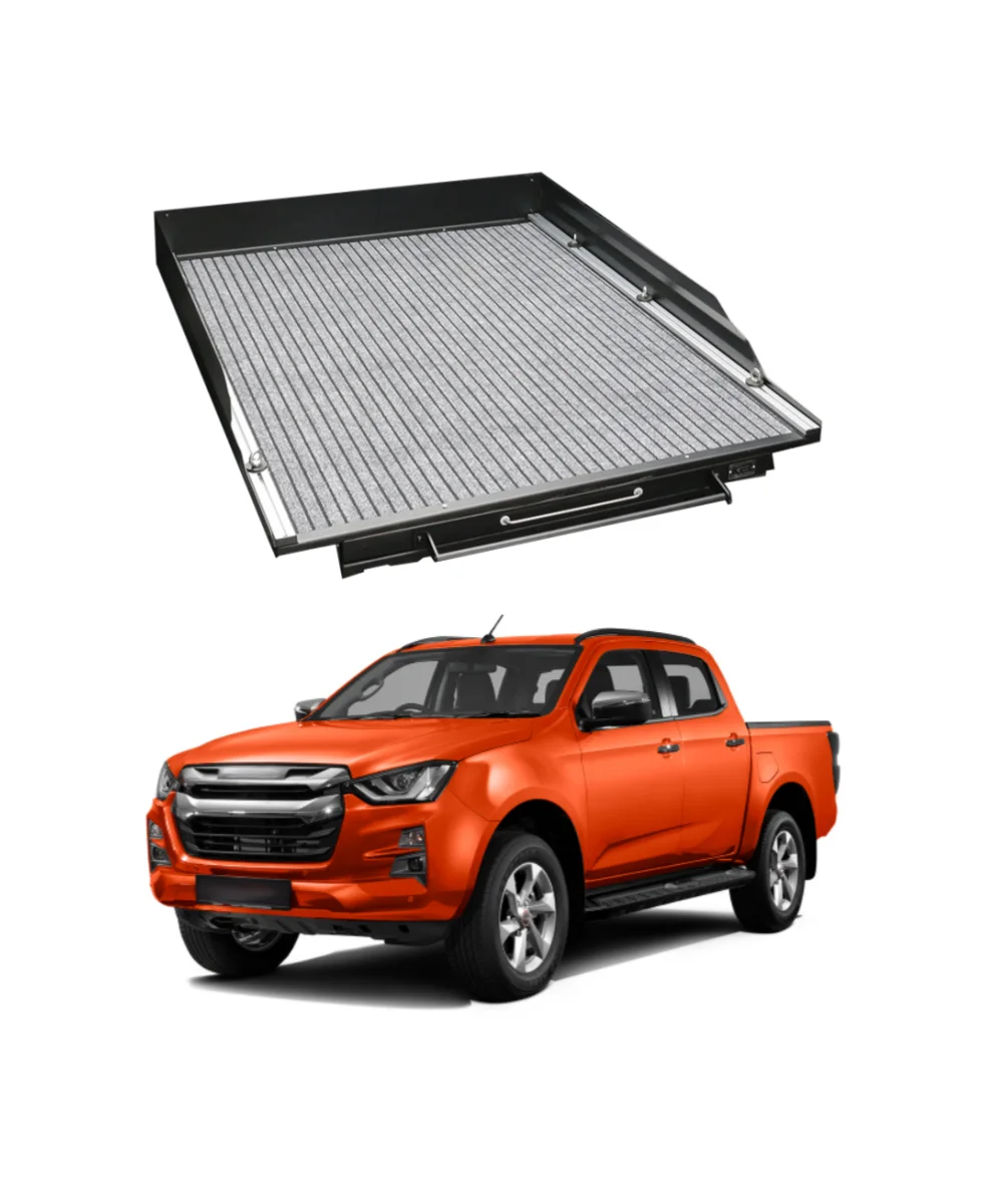 

Customizable Aluminum Alloy Elevate Outdoor Slide-Out Truck Bed Tray Cargo Glide for Isuzu Dmax