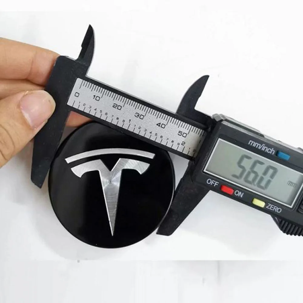 Wheel hub cover 4pcs 56mm wheel hub cover for Tesla Model3 Model Y Model S X