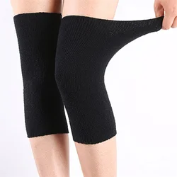 Winter Warm Bamboo Charcoal Knee Pads - Protective Gear for Enhanced Comfort and Support (Black)