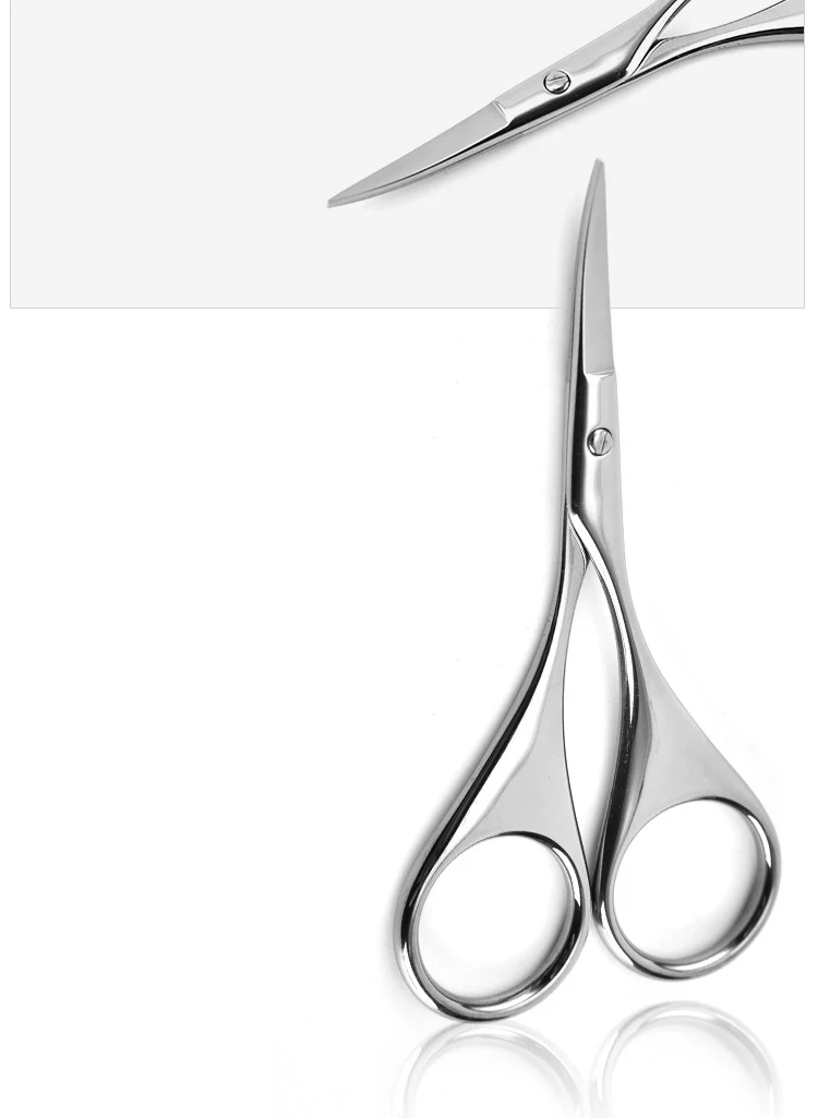 Facial Hair Small Grooming Scissors For Men Women Eyebrow Nose Hair Mustache Beard Eyelashes Ear Trimming Kit