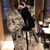 2026 Autumn and Winter New Star with The Same Jungle Shawl Scarf Thick Warm All Cashmere Long Imitation Cashmere Bib