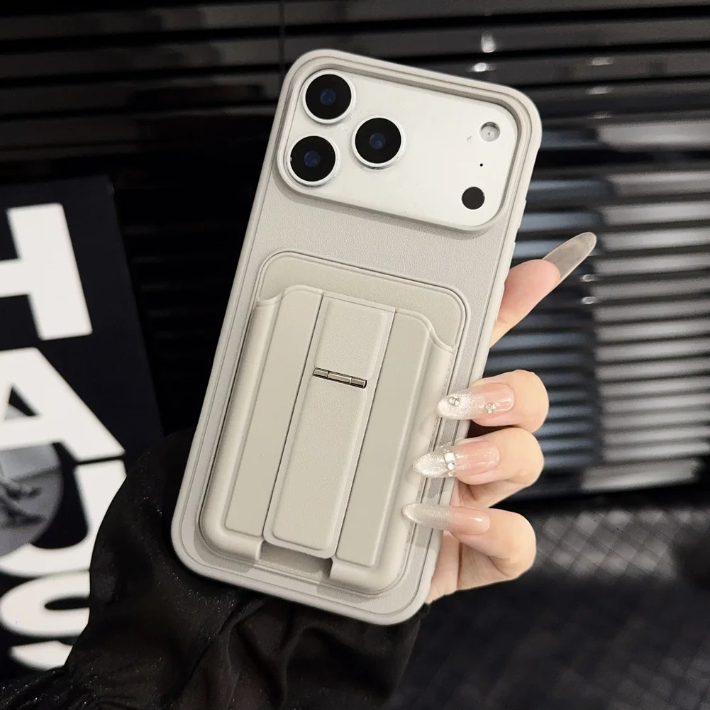 Dual Credit Card Slot Rotating Holder Phone Case with Camera Protection