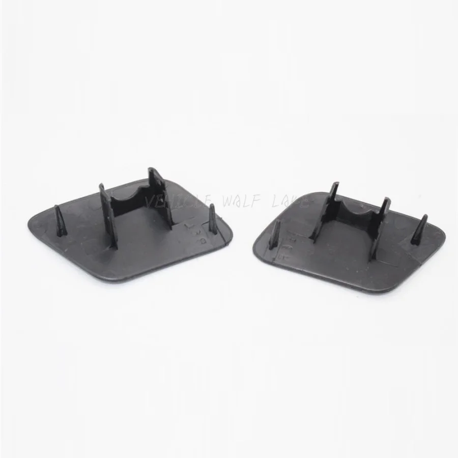 Car Headlight Washer Nozzle Cover Front Headlight Washer Lift Cylinder Spray Nozzle Jet + Cover Cap For Audi A4 B6 Avant 2000-2005 Car-styling