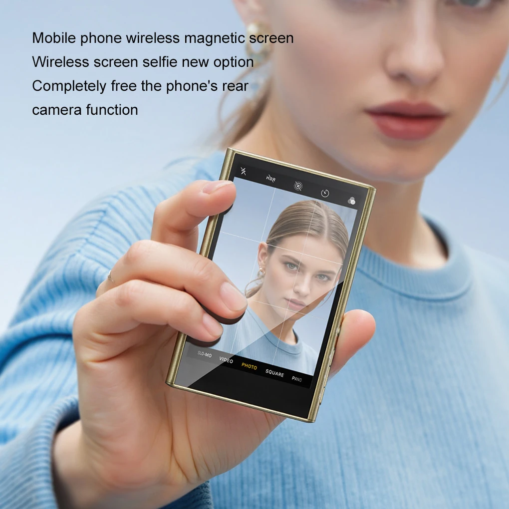 Magnetic Attraction Selfie Screen 1080P High-definition Display Photography for Smartphone Rear Camera Selfie Vlog Live Stream