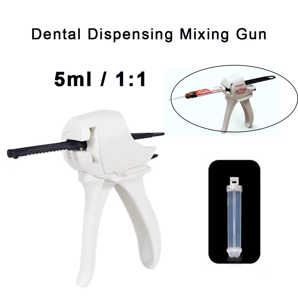 DentalMixingGunSmall5mlForSyringeCartridgeDualCureCement