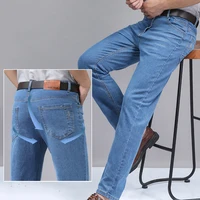 Straight Business Soft Fashion Men's Denim Jeans Thin Summer New High Quality Pants New Arrivals Dropship High Quality Pants 1