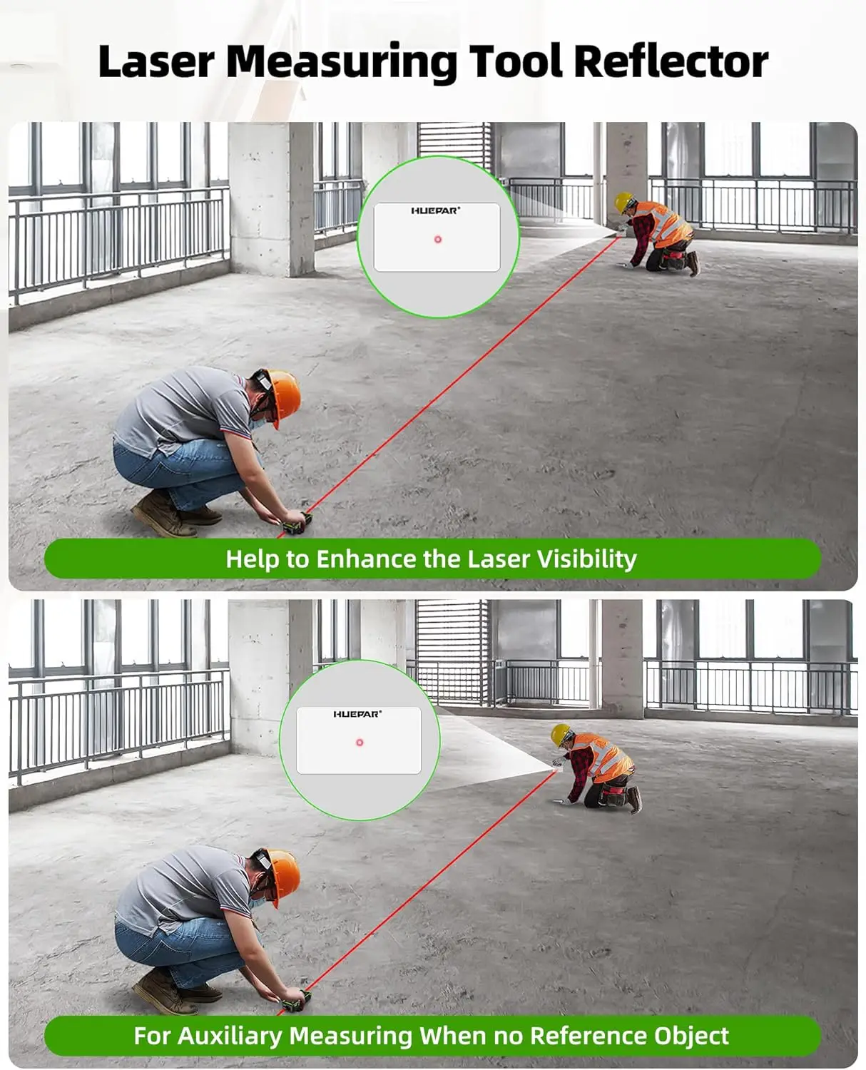 Professional Dual Laser Measuring Tool 393ft, Rechargeable Bilateral Laser Measu