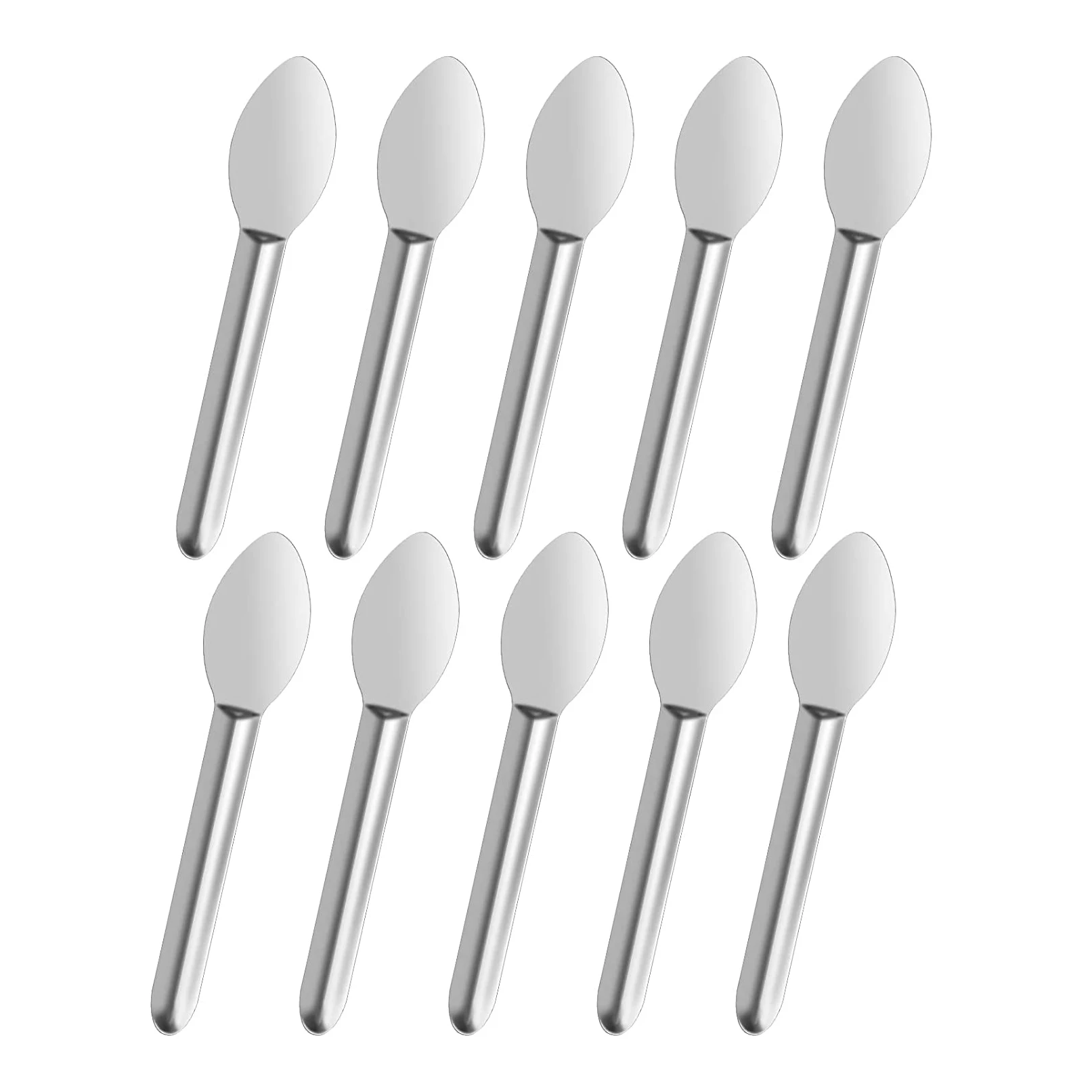 

Capsule Filling Spatula 10PCS Stainless Steel Lab Spoon Mini Scoop for Fast Gel Cap Capsule Filling Pill Filler Machine
